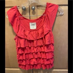 Hollister ruffled top
